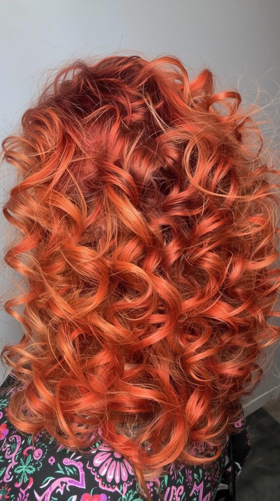Curly Half-Up Freaknik Hairstyle with Volume