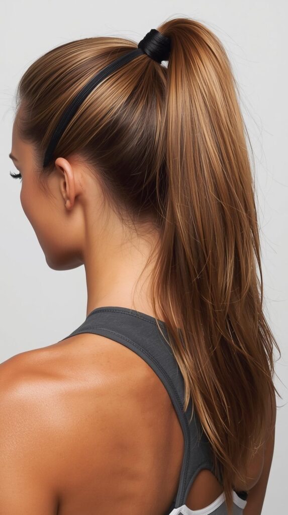 High Athletic Ponytail for Sports