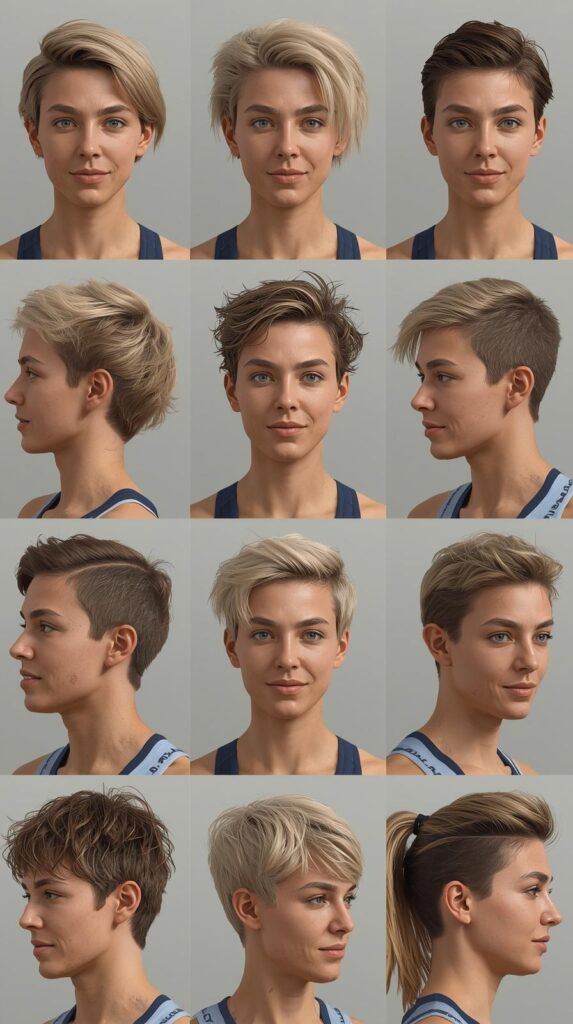 Short Athletic Hairstyles for Sports
