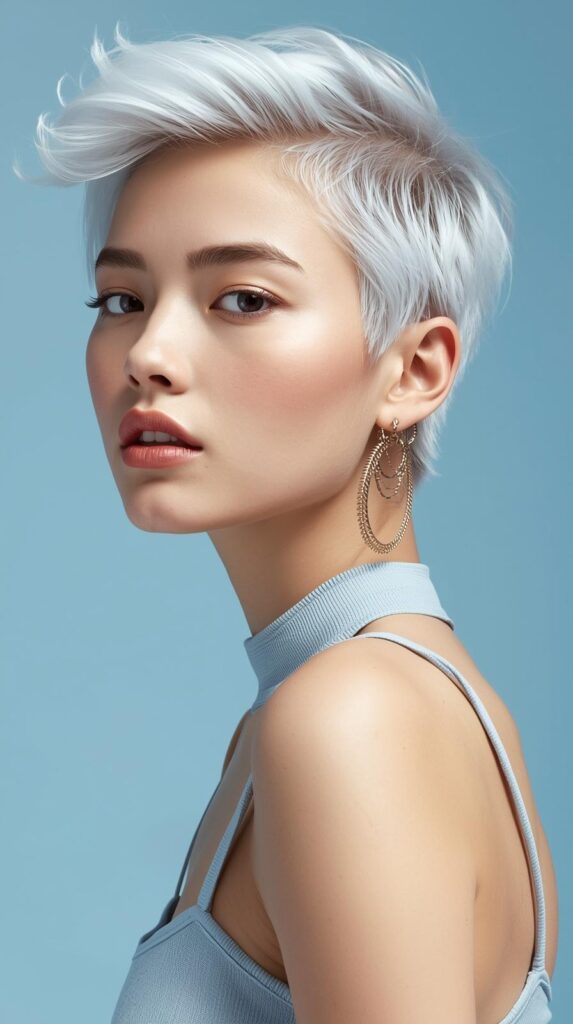 Pearl Cool Summer White Hair