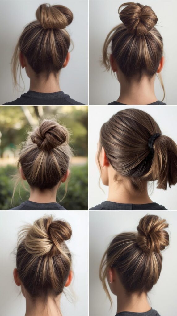 Athletic Bun Hairstyles for Sports