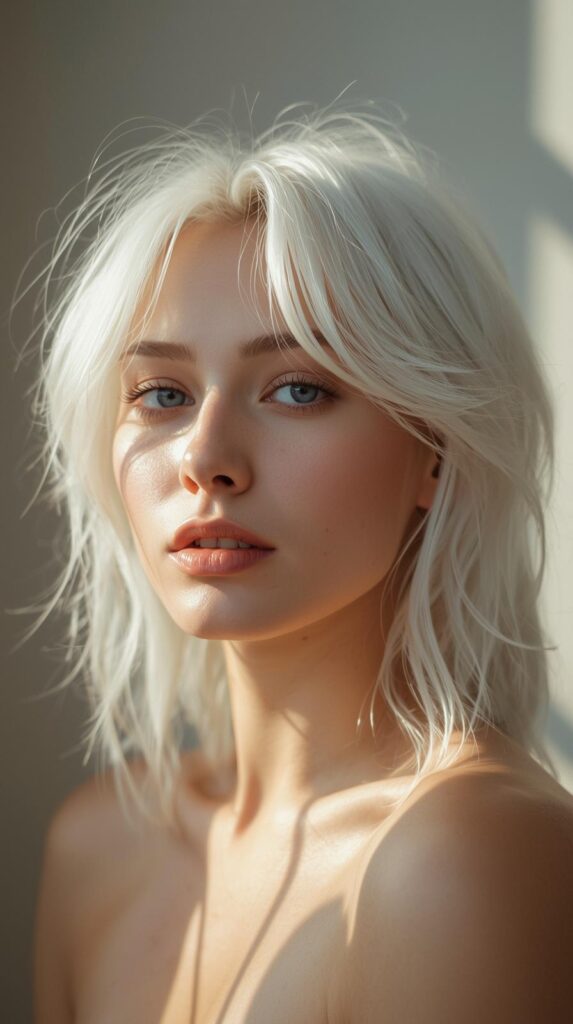 Rooted Cool Summer White Hair