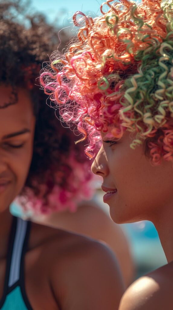 Curly Athletic Hairstyles for Sports