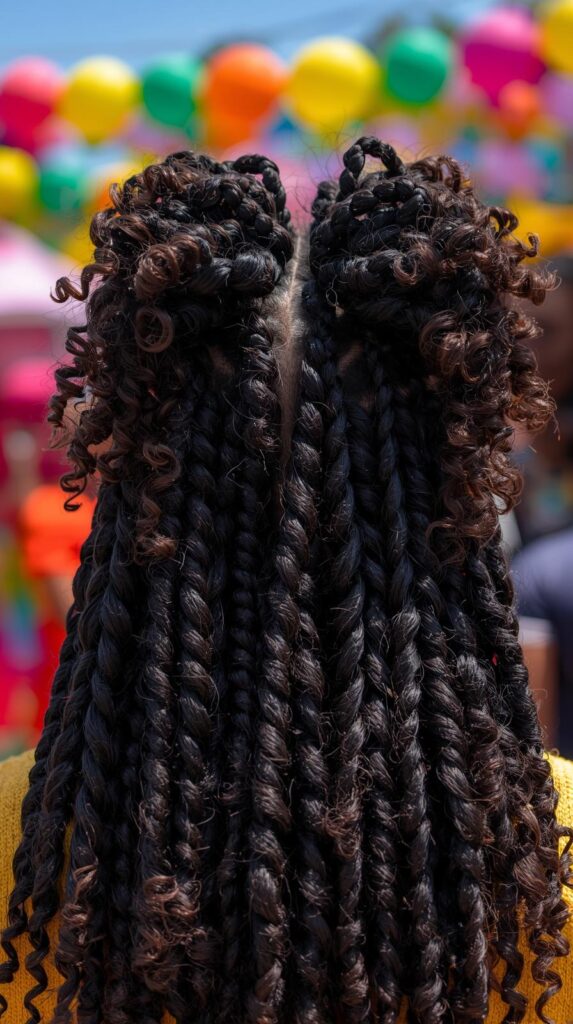 Finger Wave Freaknik Party Hairstyle