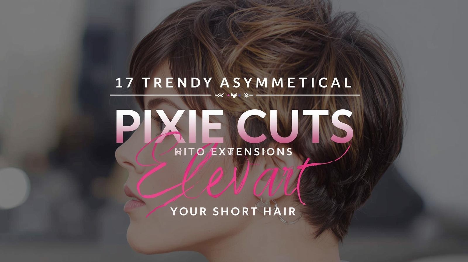 17 Trendy Asymmetrical Pixie Cuts with Extensions to Elevate Your Short Hair