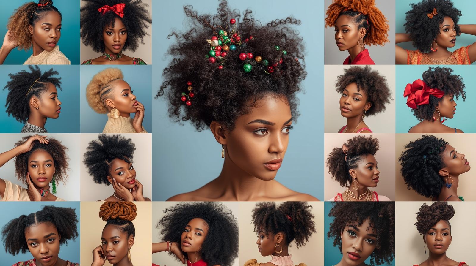 15 Christmas Hairstyles for Natural Hair That Are Festive, Protective, and Stylish
