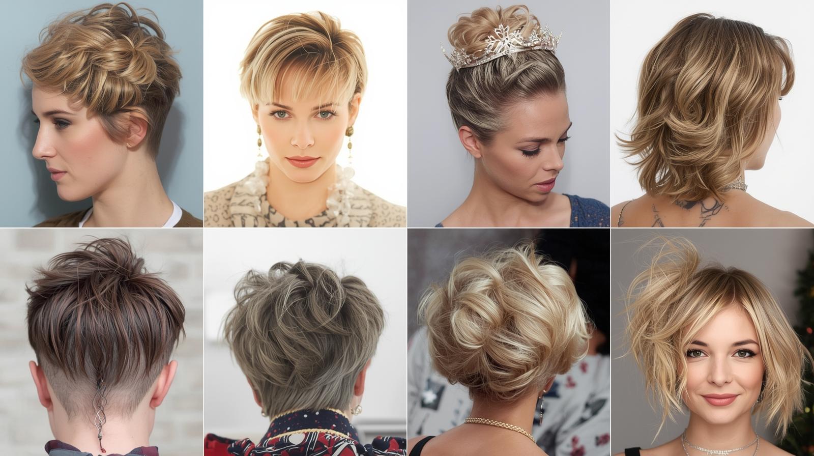 15 Christmas Hairstyles for Short Hair That Look Festive and Stylish