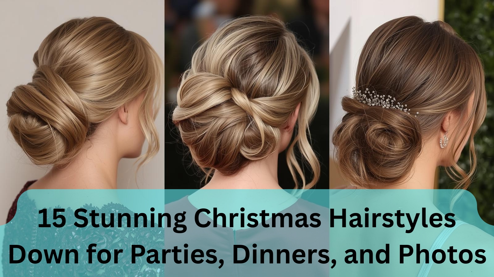 15 Stunning Christmas Hairstyles Down for Parties, Dinners, and Photos