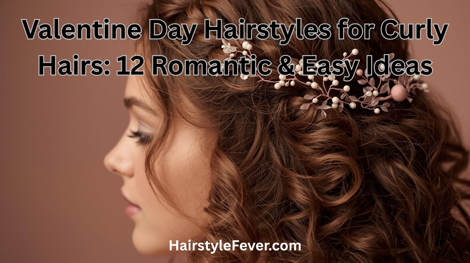 Valentine Day Hairstyles for Curly Hairs: 12 Romantic & Easy Ideas