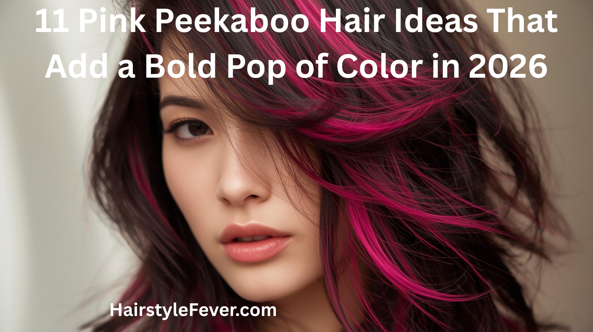 11 Pink Peekaboo Hair Ideas That Add a Bold Pop of Color in 2026