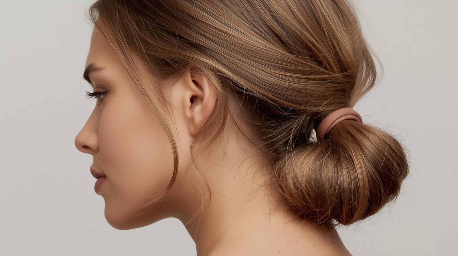 Stylish Low Ponytails with Face-Framing Pieces