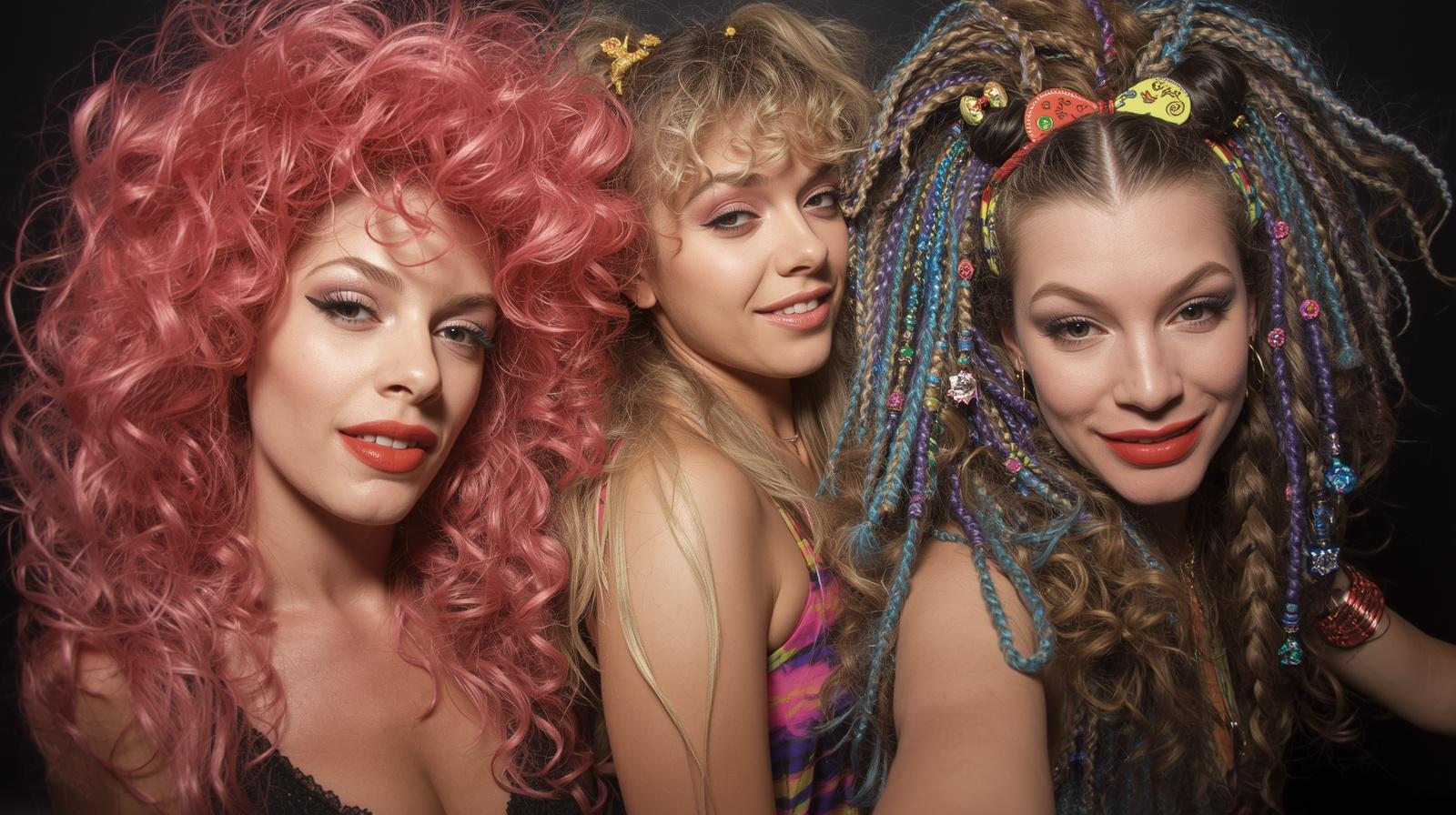 Trendy Freaknik 90s Party Hairstyles