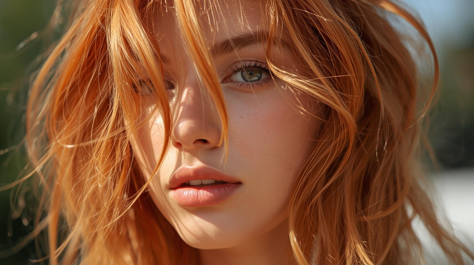 Trendy Summer Orange Copper Hair
