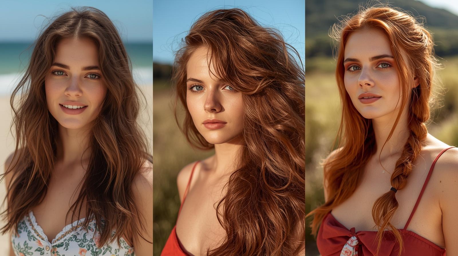 Brown Red Hair for Summer